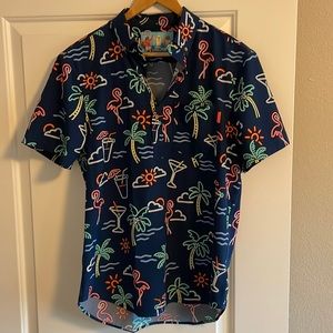 Chubbies popover shirt One Man Wolf Pack